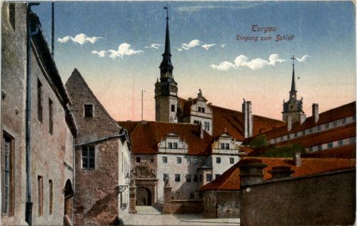 Torgau, Eingang zum Schloss