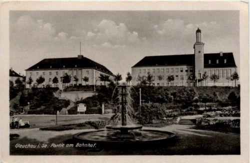 Glauchau, Partie am Bahnhof