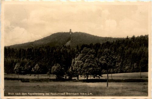 Radiumbad Brambach, Blick nach dem Kapellenberg