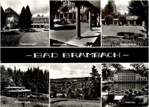 Radiumbad Brambach, div. Bilder