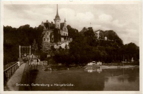 Grimma, Gattersburg u. Hängebrücke