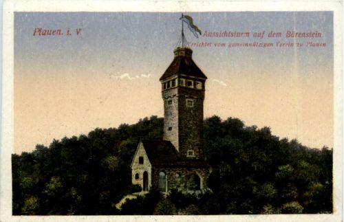 Plauen, Aussichtstutm auf dem Bärenstein