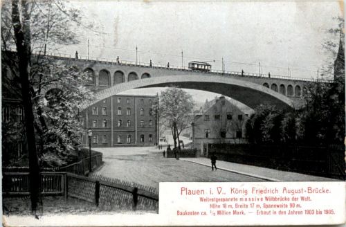 Plauen i.V., König Friedrich August-Brücke