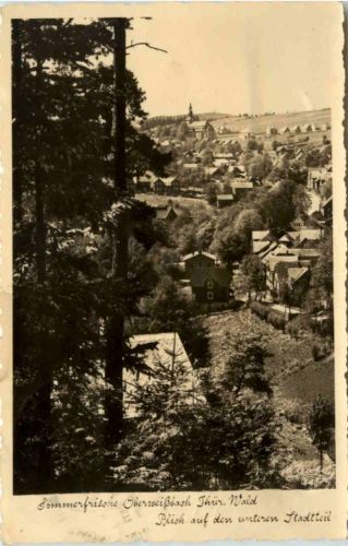 Oberweissbach/Thür., Blick auf den unteren Stadtteil