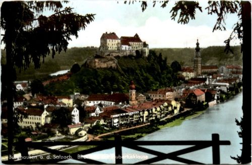 Burghausen a.d. Salzach, Blick von der Hubertusklause