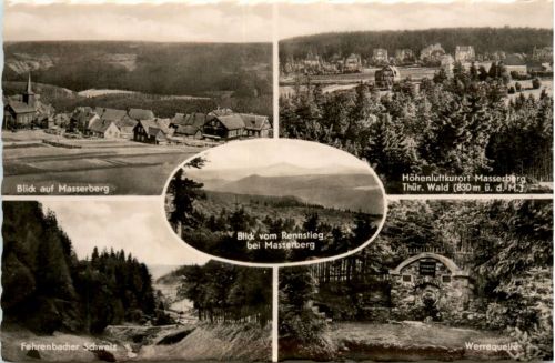 Blick vom Rennstieg bei Masserberg, div. Bilder