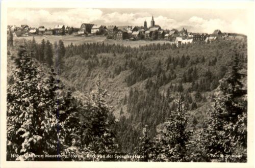 Kurort Masserberg, Blick von der Spenglerhütte