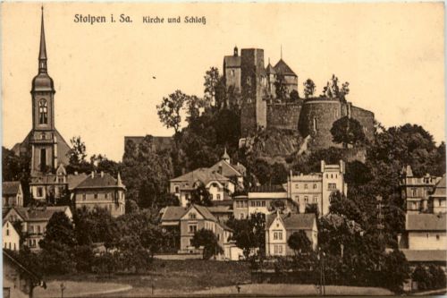 Stolpen, Kirche und Schloss