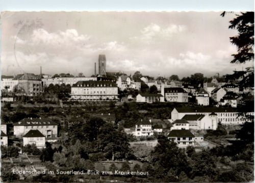 Lüdenscheid, Blick zum Krankenhaus