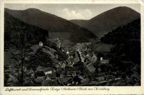 Kurort Zorge, Blick vom Kirchberg