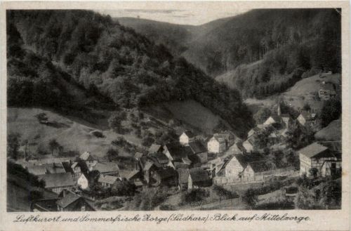 Kurort Zorge, Blick auf Mittelzorge
