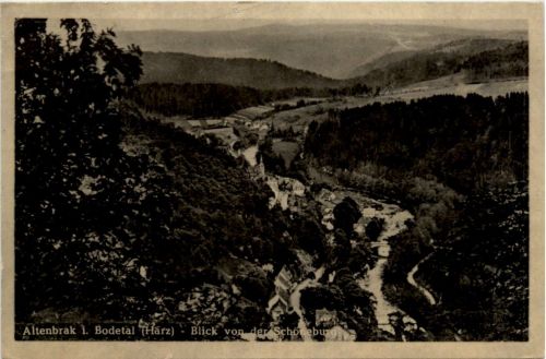 Altenbrak Harz, Blick von der Schöneburg