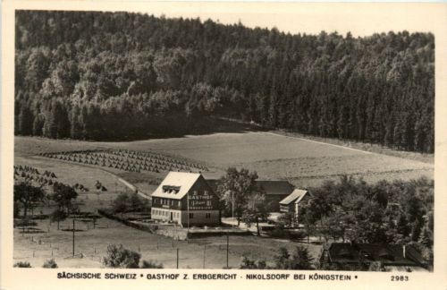 Nikolsdorf bei Königstein, Gasthof z. Erbgericht