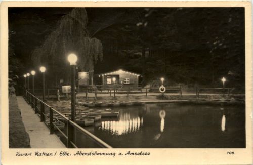 Rathen an der Elbe, Abendstimmung a. Amselsee