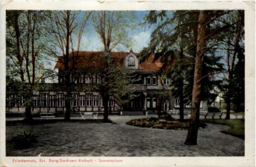 Friedensau Krs. Burg, Sanatorium