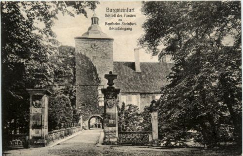 Burgsteinfurt, Schloss des Fürsten zu Bentheim-Steinfurt Schlosseingang