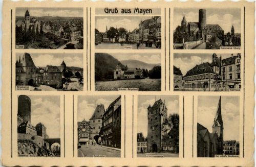 Gruss aus Mayen, div. Bilder