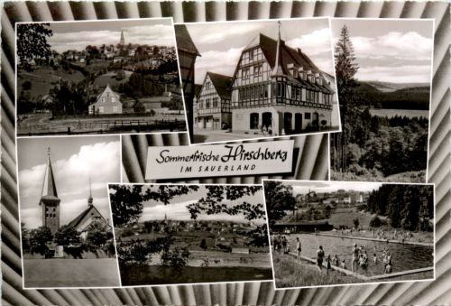 Sommerfrische Hirschberg im Sauerland, div. Bilder