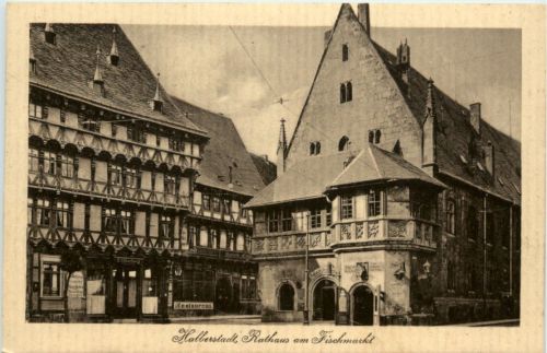 Halberstadt, Rathaus am Fischmarkt