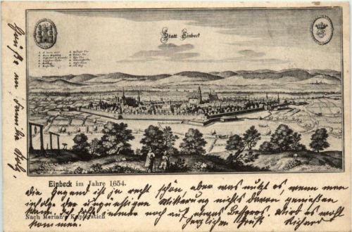 Einbeck im Jahre 1654