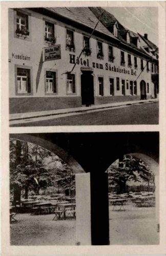 Wechselburg Mulde, Hotel Sächs. Hof