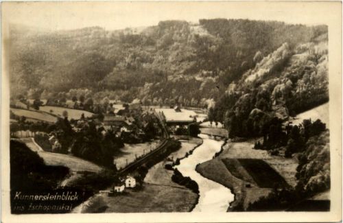 Kunnersteinblick ins Zschopautal