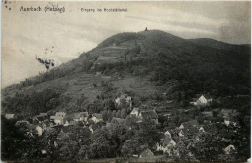 Auerbach Hessen, Eingang ins Hochstättertal