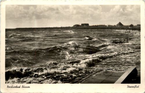 Seebad Büsum, Sturmflut