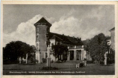 Rheinsberg Mark, Schloss - Parkfront
