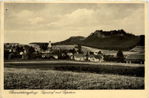 Papsdorf mit Papstein