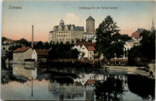 Zschopau, mit Schloss Wildeck