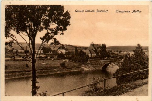 Talsperre Malter, Paulsdorf Haus Seeblick