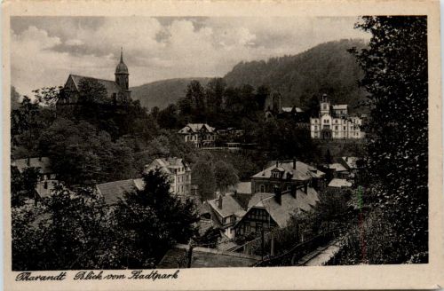 Tharandt, Blick zum Stadtpark