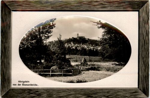 Königstein von der Bismarckeiche