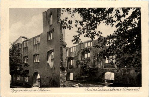 Oppenheim a. Rh. Ruine Landskrone Inneres
