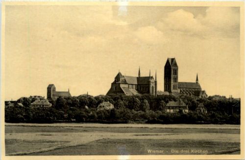 Wismar, die drei Kirchen