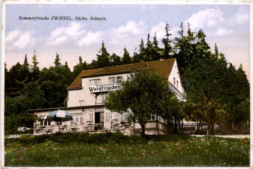 Sommerfrische Zwiesel, Sächs. Schweiz