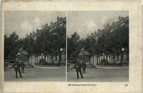 Hamburg - Kriegerdenkmal - Stereo