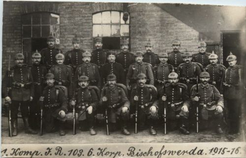 Bischofswerda - 1. Kompanie Infanterie Regiment 103
