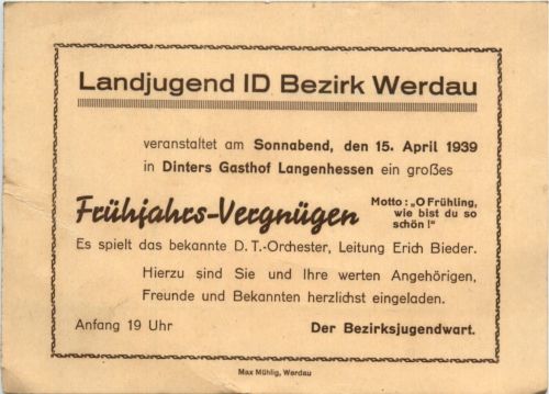 Bezirk Werdau - Landjugend