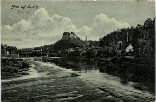 Blick auf Leisnig - Feldpost Infanterie Regiment 179
