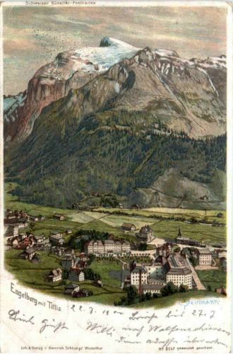 Engelberg - Litho Steinmann 1900