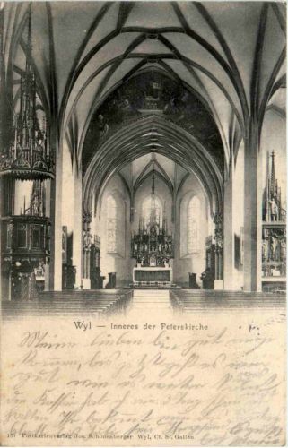 Wil - Inneres der Peterskirche