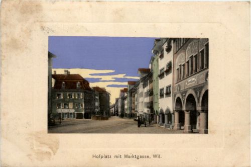 Wyl - Hofplatz mit Marktgasse