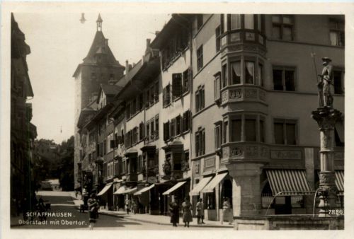 Schaffhausen - Oberstadt mit Obertort