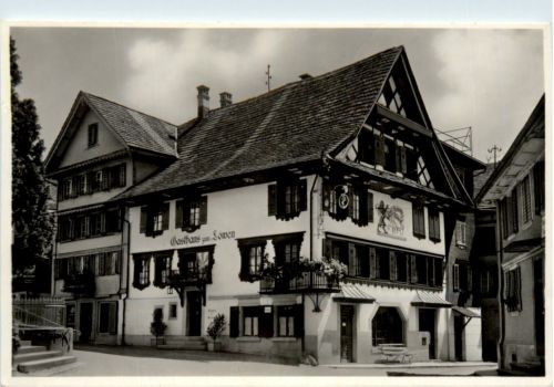 Menzingen - Gasthaus Löwen und Post