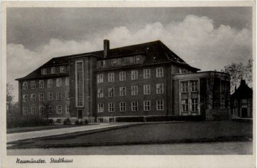 Neumünster - Stadthaus - Feldpost 3. Reich