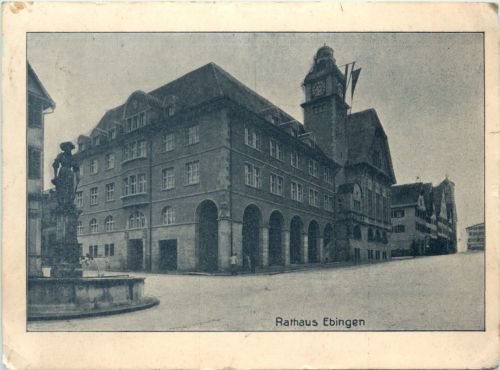 Rathaus Ebingen - Feldpost - Albstadt
