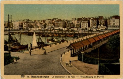 Blankenberghe - Wandelgang en Haven