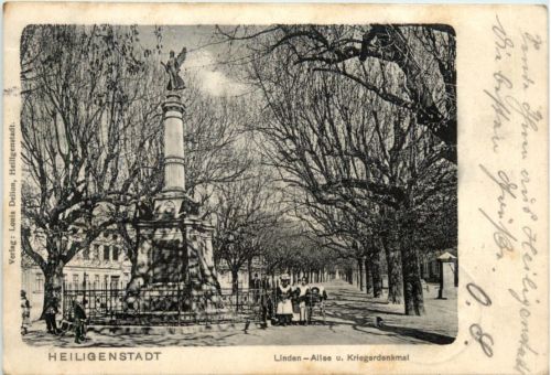 Heiligenstadt - Linden-Allee und Kriegerdenkmal
